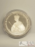 1969-1979 Twenty-five Dollars Jamaica Large Silver Proof Coin