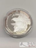 1985 20 Balboas Panama Large Silver Proof Coin