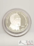 1971 20 Balboas Panama Large Silver Proof Coin