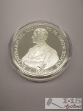 1983 20 Balboas Panama Large Silver Proof Coin