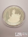 1953-1978 Twenty-five Dollars Jamaica Large Silver Proof Coin