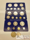 3 Republic of the Philippines Proof Sets and 2 1961 Coins
