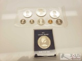 1975 Cayman Islands Proof Set and 1973 $5 Proof Coins