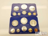 1977 and 1978 Barbados Proof Sets
