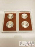 1973 and 1974 Elizabeth II Cook Island Proof Coins