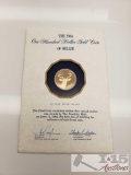 1984 One Hundred Dollar Belize Gold Proof Coin