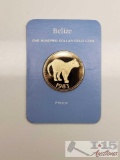 1983 One Hundred Dollar Belize Gold Proof Coin