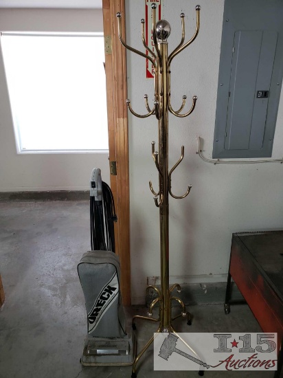 A Coat Rack and a Oreck Vaccuum