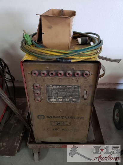 Marquette 235 AC Arc Welder Model 10-119