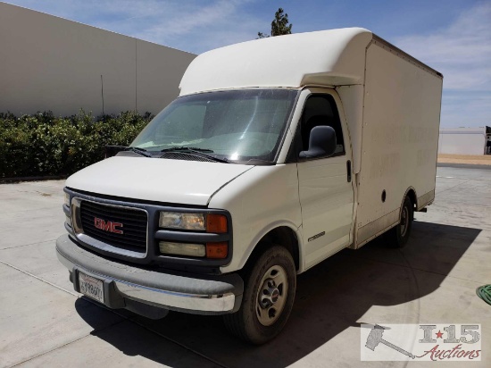 2002 GMC 3500 Box Van With ice cold A/C (current smog)