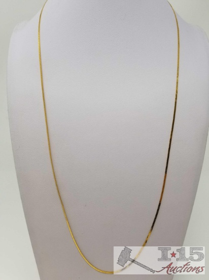 14k Gold 27" Necklace