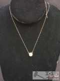 2 10k necklaces 18