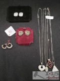 Sterling Silver Earings, Necklaces, Pendants