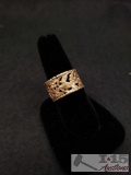 Beautiful Ladies Ring Set and Marked in 14 KT Gold