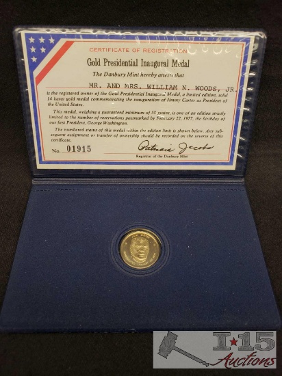 14k Gold Presidential Inaugural Medal