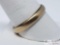14Kt Gold Wedding Band Approximately size 9.5