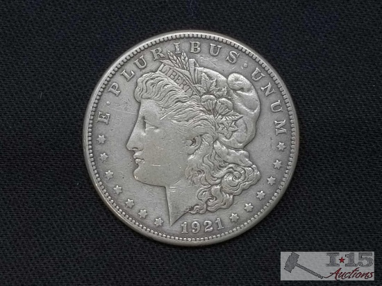 1921 Morgan Silver Dollar San Fransisco Mint