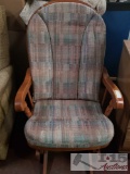 Glider with Fabric Cusions