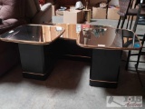 3 Piece Mirror Top Vintage Livingroom Set