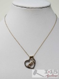 10k Gold Necklace with 