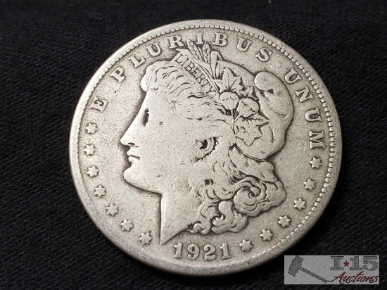 1921 Morgan Silver Dollar San Francisco Mint