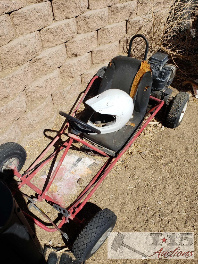 Go Kart 5HP Briggs Stratton Fun Power Engine Start, 43 OFF