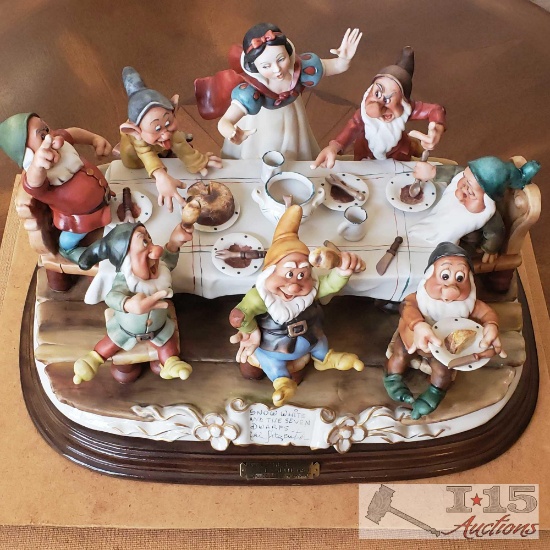 RARE Snow White and the Seven Dwarfs Laurenz Collection By Enzo Arzenton
