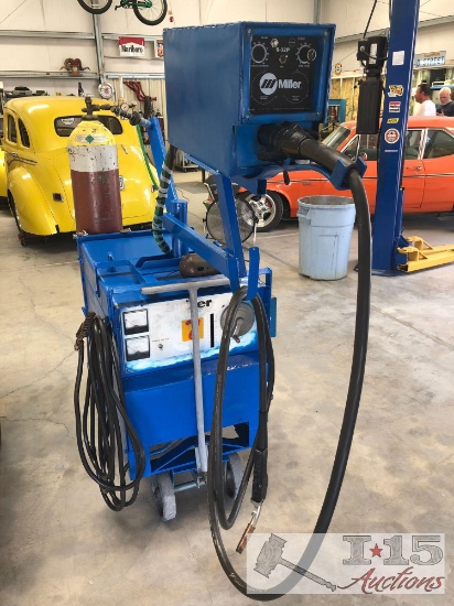 Miller wire feed mig welder with large tank