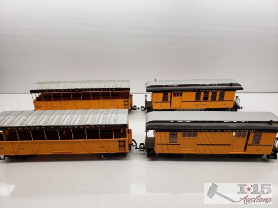 4 LGB The Big Train Passenger Cars G-Scale | <html> <head> <meta  http-equiv="Content-Type" content="text/html;charset=ISO-8859-1"/>  <title>Error 503