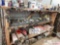 A Shelving Unit filled with tools and other Misc. Items