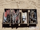 A Tool Tray Full of Snap-On and Blue Point Pliers and other tools