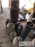 Assorted Propane, Acetylene And has Tanks