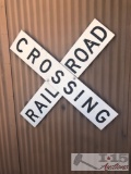 Railroad Crossing Sign Cross Buc