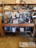 Assortment of Generators, Grease Guns and Other Items