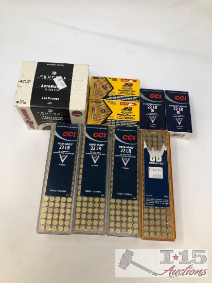 Assorted 22 Long Riffle Rounds