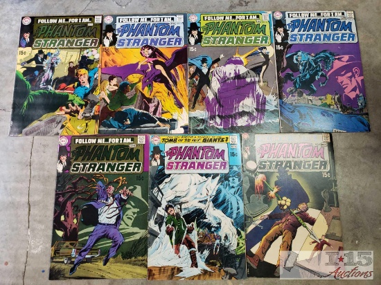 7 Issues of DC Comics The Phantom Stranger, Issues No. 3-9