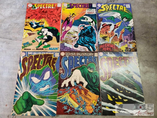 6 Issues of DC Comics The Spectre, Issue No. 2-10 Not Consecutive