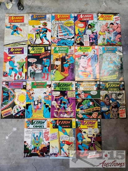 18 Issues of DC Comics Action Comics Featuring Superman