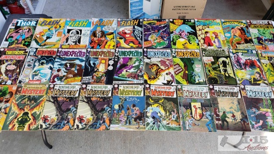 46 Marvel and DC Comic Books
