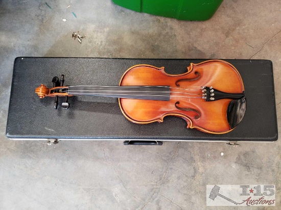 Violin with Case, Made in Hungary