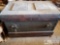 Antique Trunk with Layers of Wooden Trays and Drawers