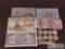Assorted World Paper Money and Foreign Coins