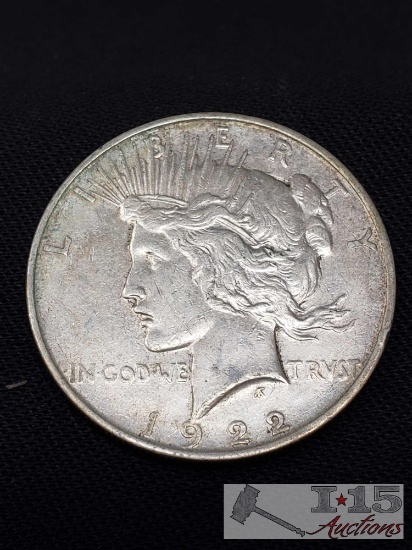 1922 Peace Dollar Denver Mint