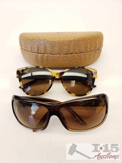 2 Pair of Maui Jim Sunglasses