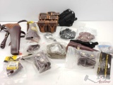 Holsters, Cyliner Pouches, Ammo Pouches and More