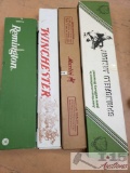 4 Firearm Boxes, Remington, Winchester, Marlin, and Springfield Armory