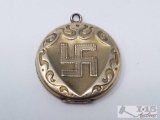 14k Gold Religious Swastika Locket, 11 grams