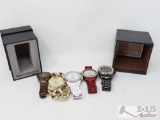 5 Watches and 2 Watch Boxes
