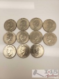 11 Eisenhower Dollars