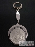 1881 Morgan Silver Dollar Key Chain